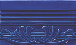 Grazia Epoque Terminale Deco Cobalt Craquele