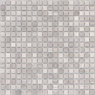 LeeDo Caramelle Pietrine 4 mm Travertino Silver Mat 15x15x4 (13 шт/кор)