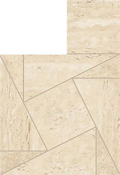 Atlas Concorde Marvel Travertine Sand Mosaico Tessellation