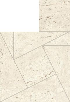 Atlas Concorde Marvel Travertine White Mosaico Tessellation