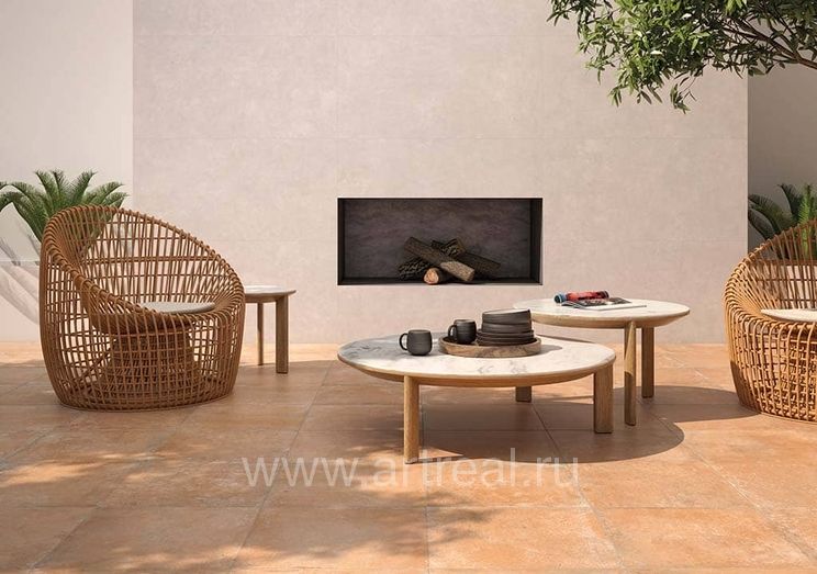 Керамогранит Geotiles Terracotta в интерьере