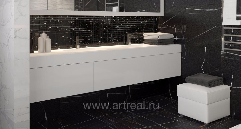 Керамогранит Kerranova Marble Trend в интерьере