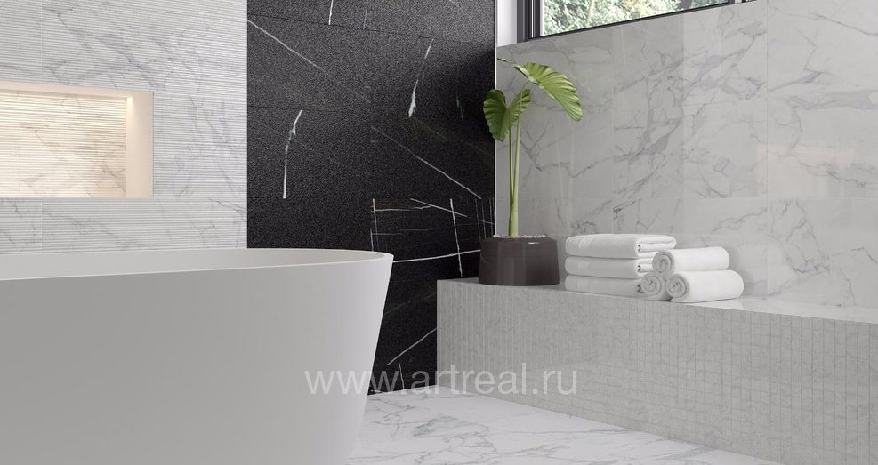 Керамогранит Kerranova Marble Trend в интерьере