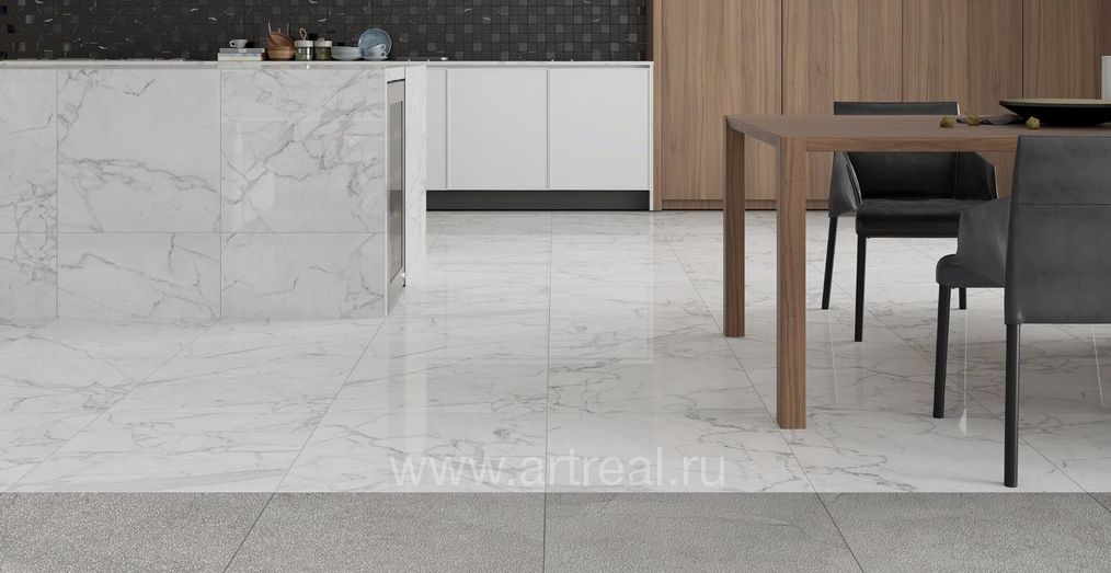 Керамогранит Kerranova Marble Trend в интерьере