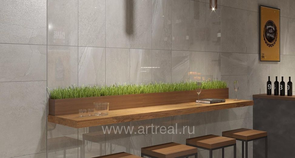 Керамогранит Kerranova Marble Trend в интерьере