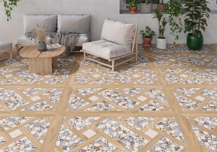 Керамогранит Jano Tiles Trencadis в интерьере