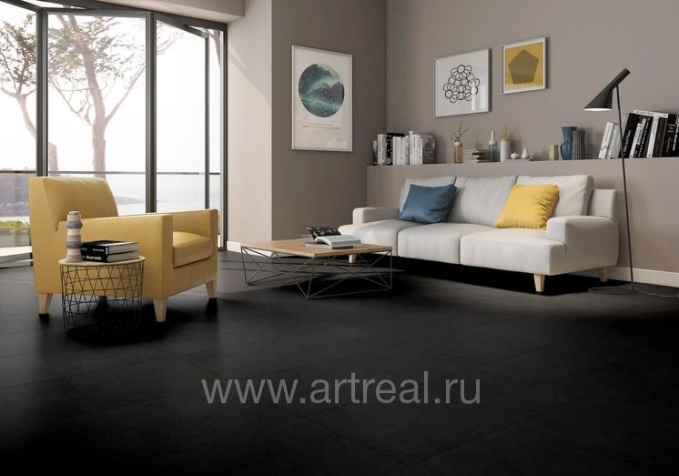 Керамогранит Jano Tiles Dark в интерьере