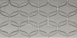 Vitra Ethereal Platinum Geometric Decor L. Grey Parlak Glossy