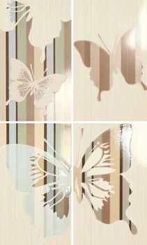 Impronta Bliss Cream Butterfly Decoro